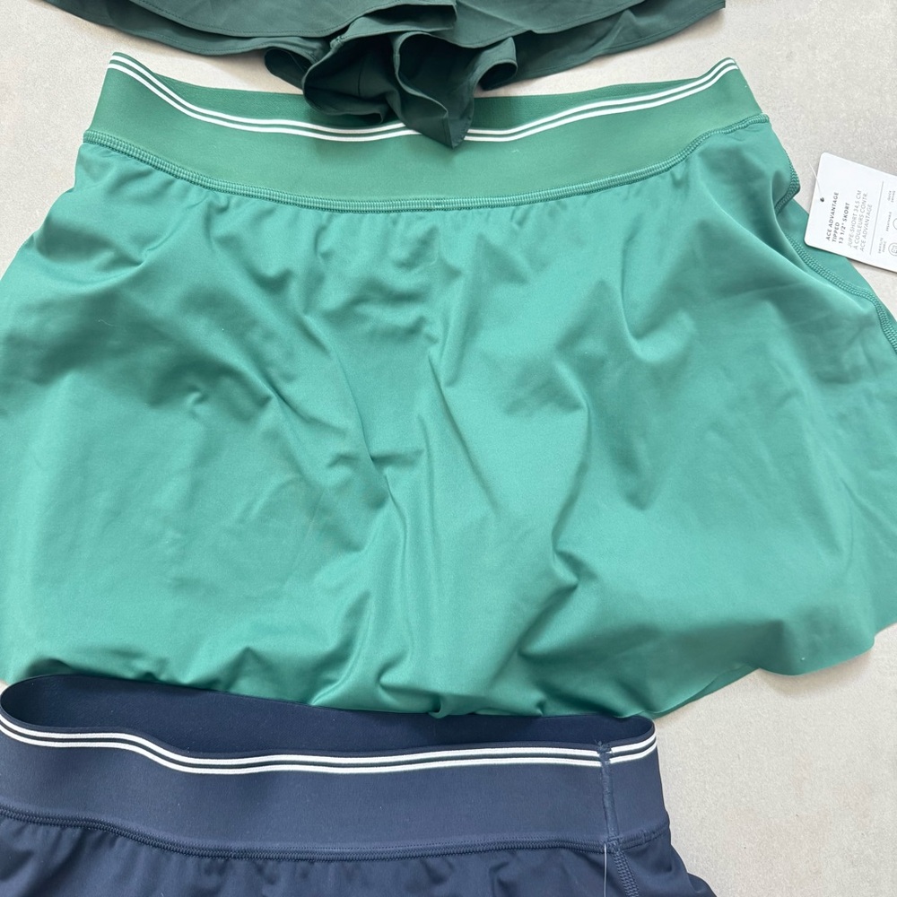 Athleta skort tennis bundle sale navy blue and green - Picture 5 of 10